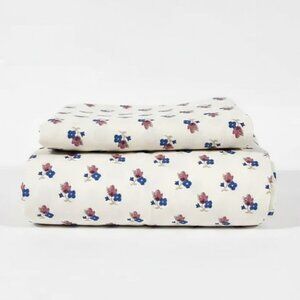 Martha Stewart Cream Floral Twin Bedding Set